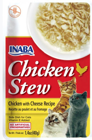 Inaba Chicken Stew Chicken with Cheese Recipe Side Dish for Cats