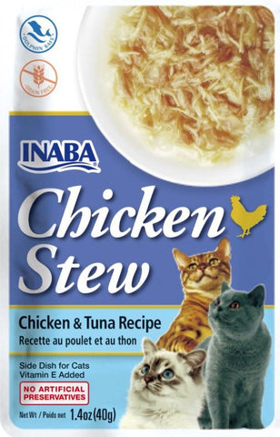 Inaba Chicken Stew Chicken with Tuna Recipe Side Dish for Cats