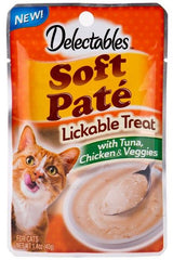 Hartz Soft Pate Lickable Treat for Cats Tuna Chicken and Veggies