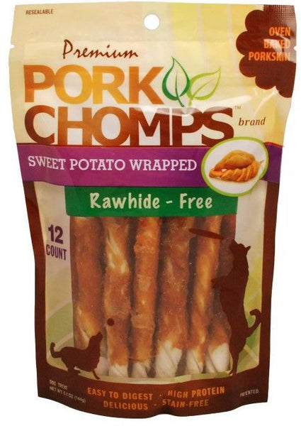 Pork Chomps Sweet Potato Mini Twist Treat