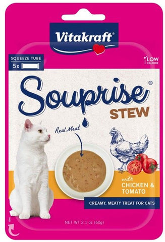 VitaKraft Souprise Stew Lickable Cat Treat Chicken and Tomato