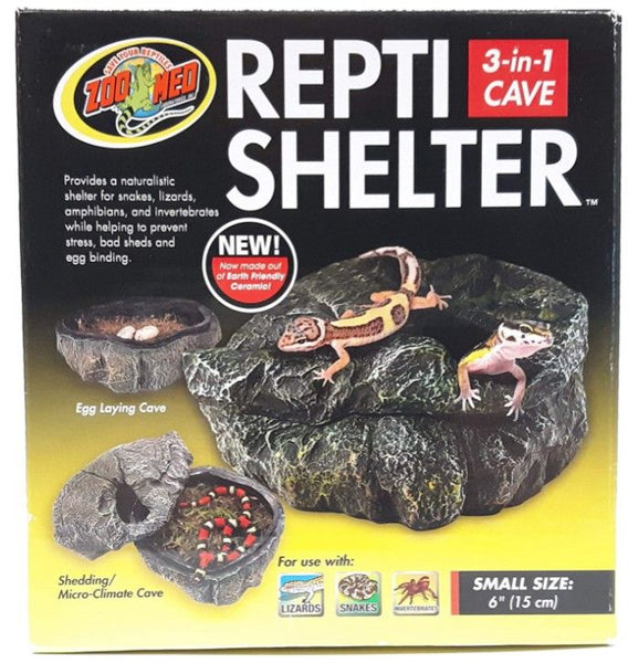 Zoo Med Repti Shelter 3 in 1 Cave Small