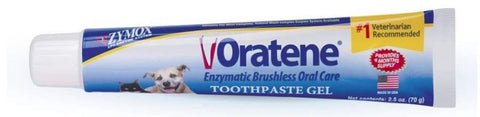 Zymox Oratene Enzymatic Brushless Toothpaste Gel for Dogs and Cats