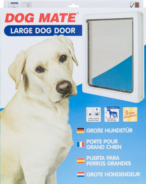 Dog Mate Multi Insulation Dog Door - White