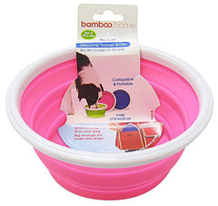 Bamboo Silicone Travel Bowl - Assorted