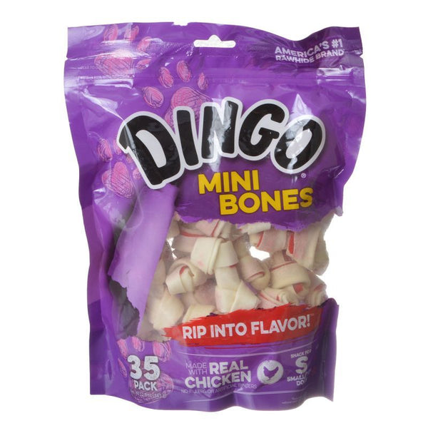 Dingo Meat in the Middle Rawhide Chew Bones