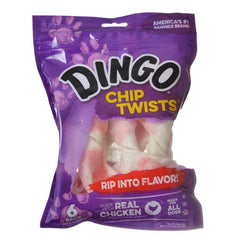 Dingo Chip Twists Meat & Rawhide Chew