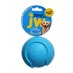 JW Pet iSqueak Bouncing Baseball Rubber Dog Toy