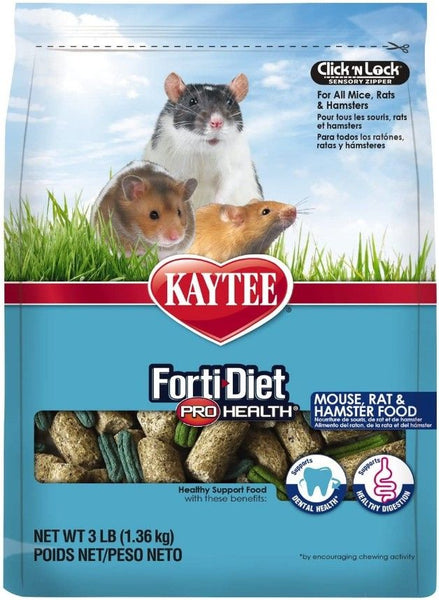 Kaytee Forti-Diet Pro Health Mouse, Rat & Hamster Food