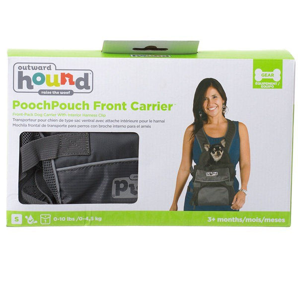 Outward Hound Pet-A-Roo Front Style Pet Carrier - Black
