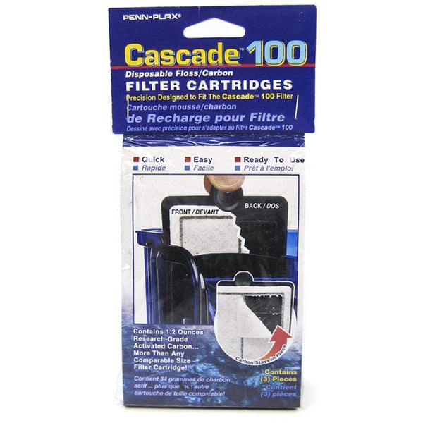 Cascade 100 Disposable Floss & Carbon Power Filter Cartridges