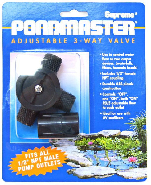 Pondmaster Adjustabel 3-Way Valve