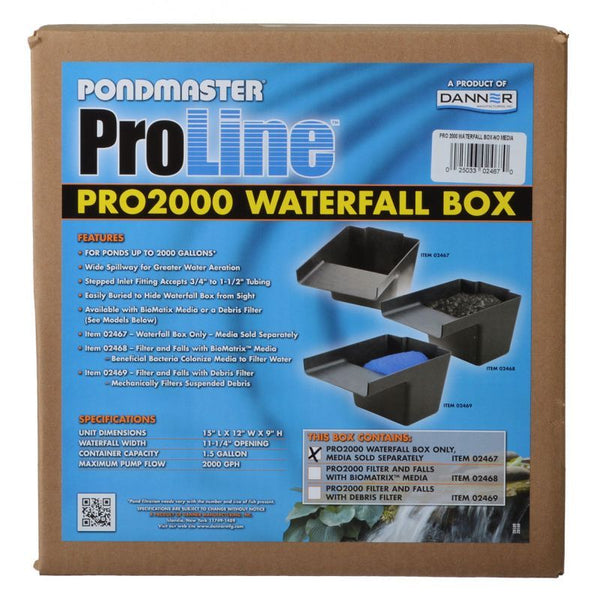 Pondmaster Pro Series Pond Biological Filter & Waterfall
