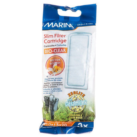 Marina Bio-Clear Zeolite Slim Power Filter Cartridge