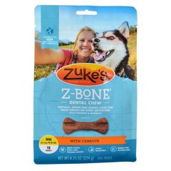 Zukes Z-Bones Dental Chews - Clean Carrot Crisp