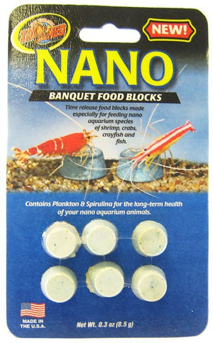 Zoo Med Nano Banquet Food Blocks