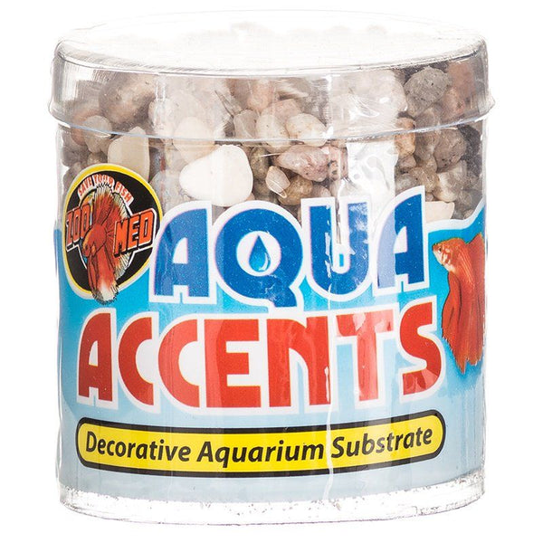 Zoo Med Aquatic Aqua Accents Aquarium Substrate - Light River Pebbles