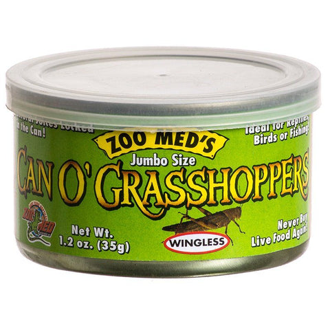 Zoo Med Can O' Jumbo Sized Grasshoppers