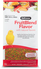 ZuPreem FruitBlend Flavor Bird Food for Very Small Birds