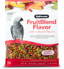 ZuPreem FruitBlend Flavor Bird Food for Parrots & Conures