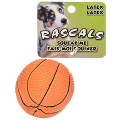 Rascals Latex Basketball Dog Toy