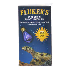 Flukers Black Nightlight Incandescent Bulb