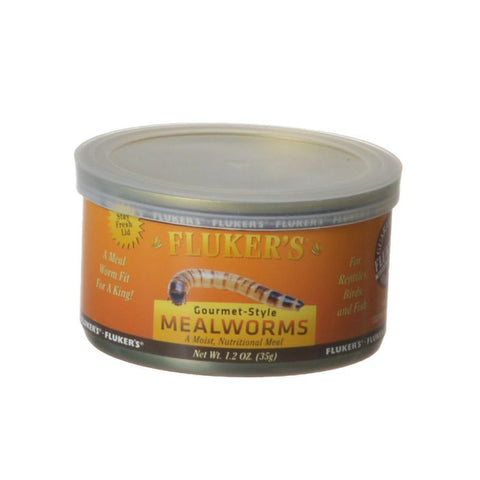 Flukers Gourmet Style Canned Mealworms