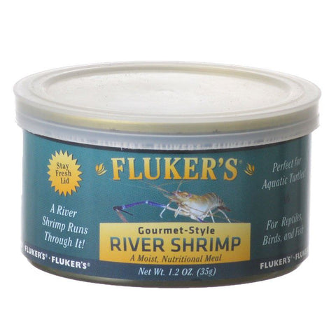 Flukers Gourmet Style Canned River Shrimp