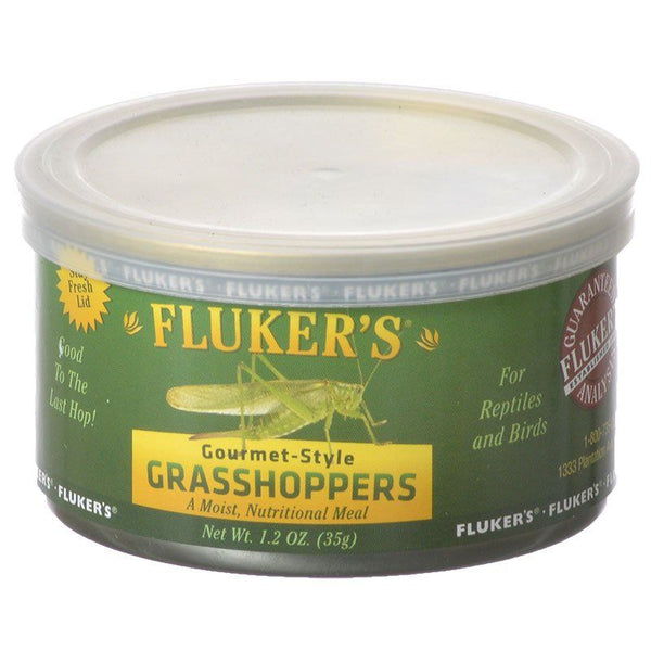 Flukers Gourmet Style Canned Grasshoppers