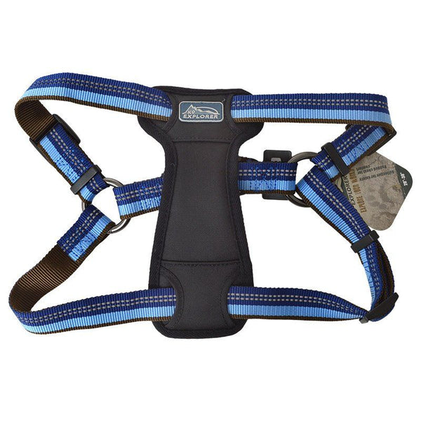 K9 Explorer Sapphire Reflective Adjustable Padded Dog Harness