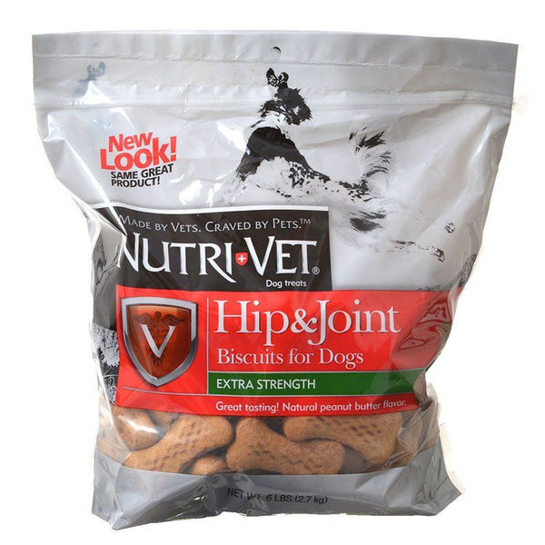 Nutri-Vet Hip & Joint Biscuits for Dogs - Extra Strength