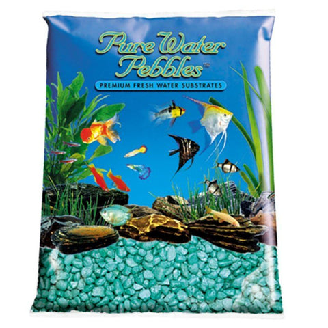 Pure Water Pebbles Aquarium Gravel - Emerald Green Frost