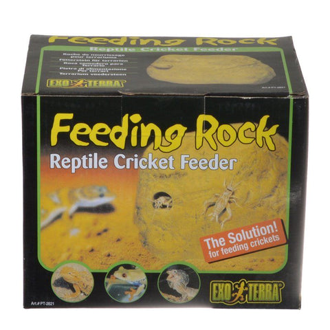 Exo-Terra Feeding Rock Reptile Cricket Feeder