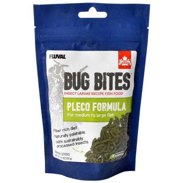 Fluval Bug Bites Pleco Formula Sticks for Medium-Large Fish