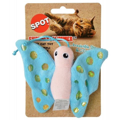 Spot Shimmer Glimmer Butterfly Catnip Toy - Assorted Colors