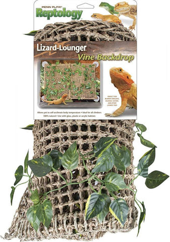 Penn Plax Reptology Lizard-Lounger Vine Backdrop