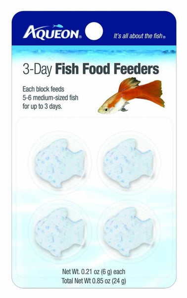 Aqueon 3-Day Fish Food Feeders