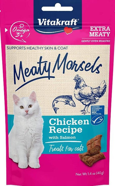 VitaKraft Meaty Morsels Chicken & Salmon Cat Treat
