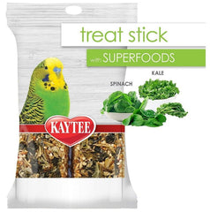 Kaytee Superfoods Avian Treat Stick - Spinach & Kale