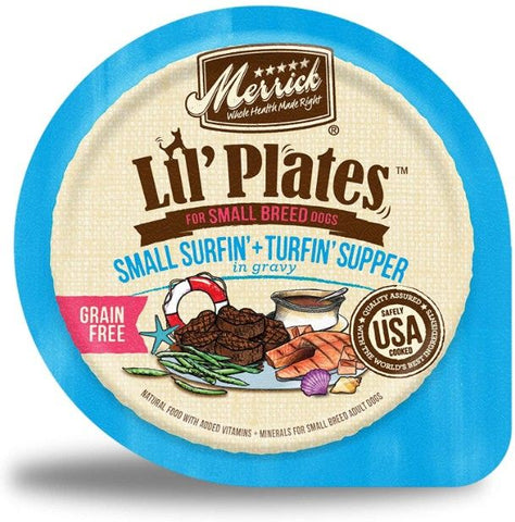 Merrick Lil Plates Grain Free Small Surfin + Turfin Supper