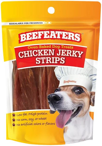 Beefeaters Oven Baked Chicken Jerky Strips Dog Treat