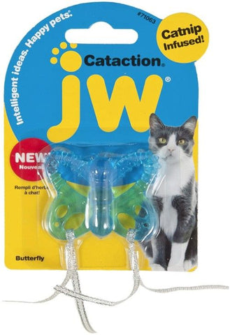 JW Pet Cataction Catnip Infused Butterfly Interactive Cat Toy