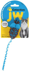 JW Pet Cataction Catnip Mouse Cat Toy With Rope Tail