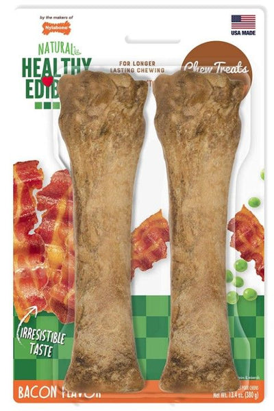 Nylabone Healthy Edibles All-Natural Long Lasting Bacon Chew Treat Souper
