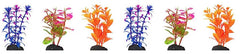 Penn Plax Betta Size Plastic Plant 4" Value Pack Assorted Colors