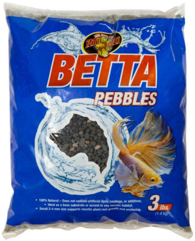 Zoo Med Natural Betta Pebbles Aquarium Substrate